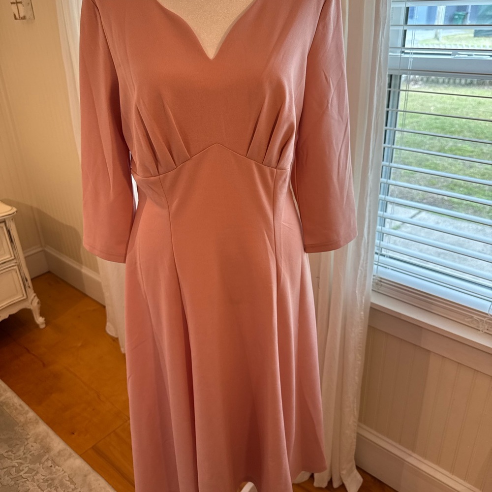 Elegant Pink Women's Dress